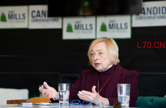 缅因州州长兼美国民主党参议员候选人Janet Mills。
