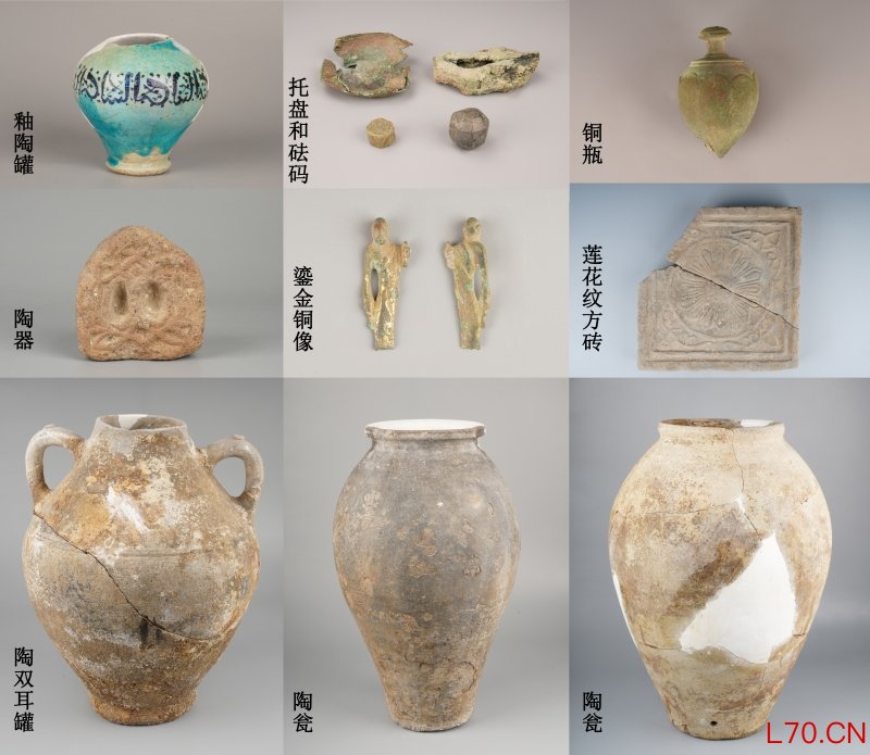 唐朝墩古城出土文物。新疆文物考古研究所供图
