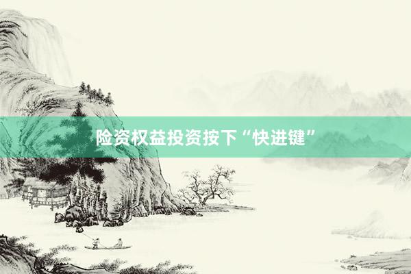 险资权益投资按下“快进键”