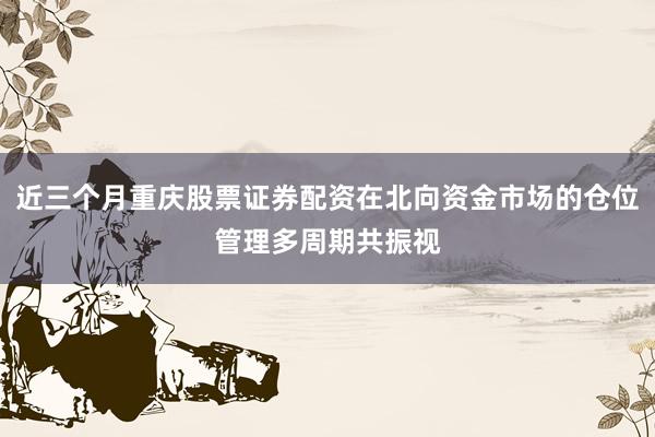 近三个月重庆股票证券配资在北向资金市场的仓位管理多周期共振视